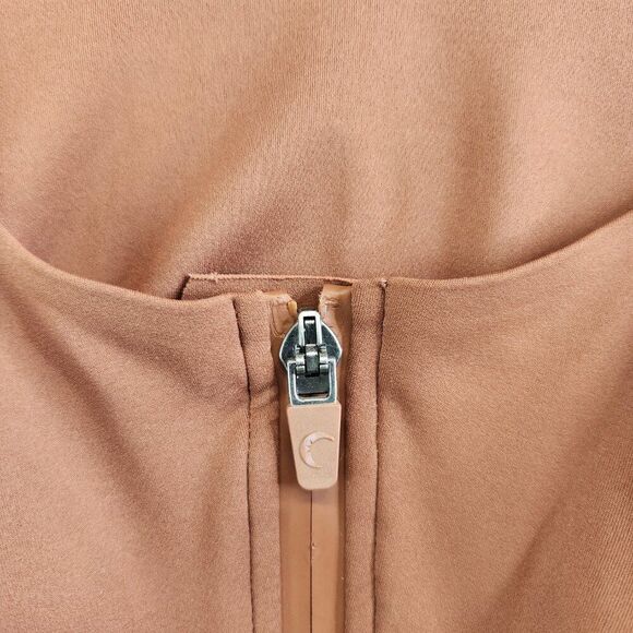 Zyia Active • Sports Bra Coffee Brown Front Zip - Picture 12 of 16